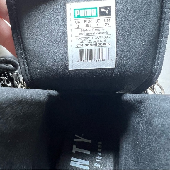 Puma x Fenty by Rihanna Women's Sb Wedge Rihanna Mid-Calf Leather Sneaker - Picture 6 of 15